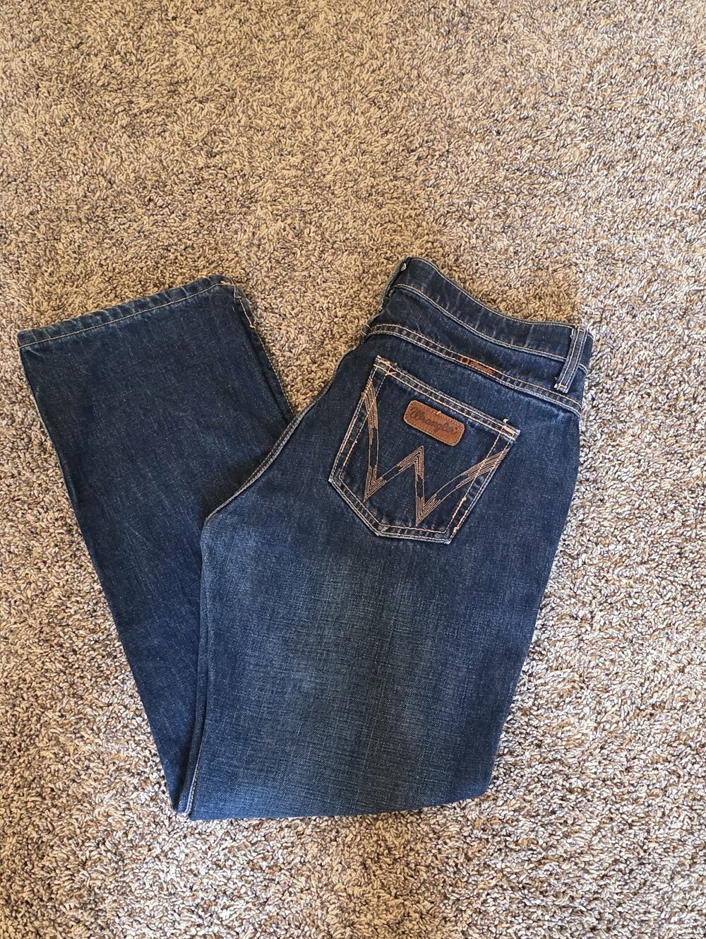 WRANGLER Cash "No Gap" Darkwash High-rise Jean Sz 9/10×30